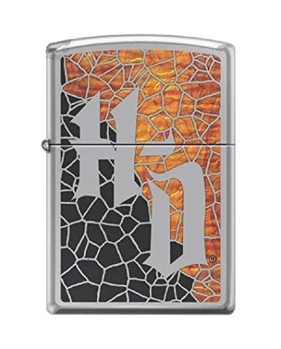 Personalized Zippo Harleey-Daviddson Windproof Oil Lighter Engraving - Christmas, Halloween & Valentines Day Gift (Silver Eng)